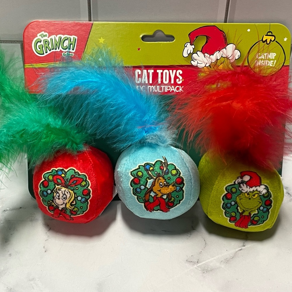 Grinch CAT Nip Toy Set